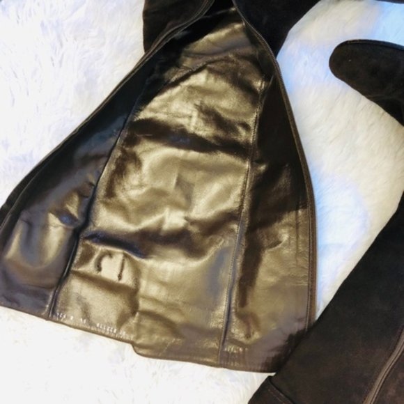 cole haan Heeled Boots Oriana Suede Chocolate 5.5 - Picture 7 of 13